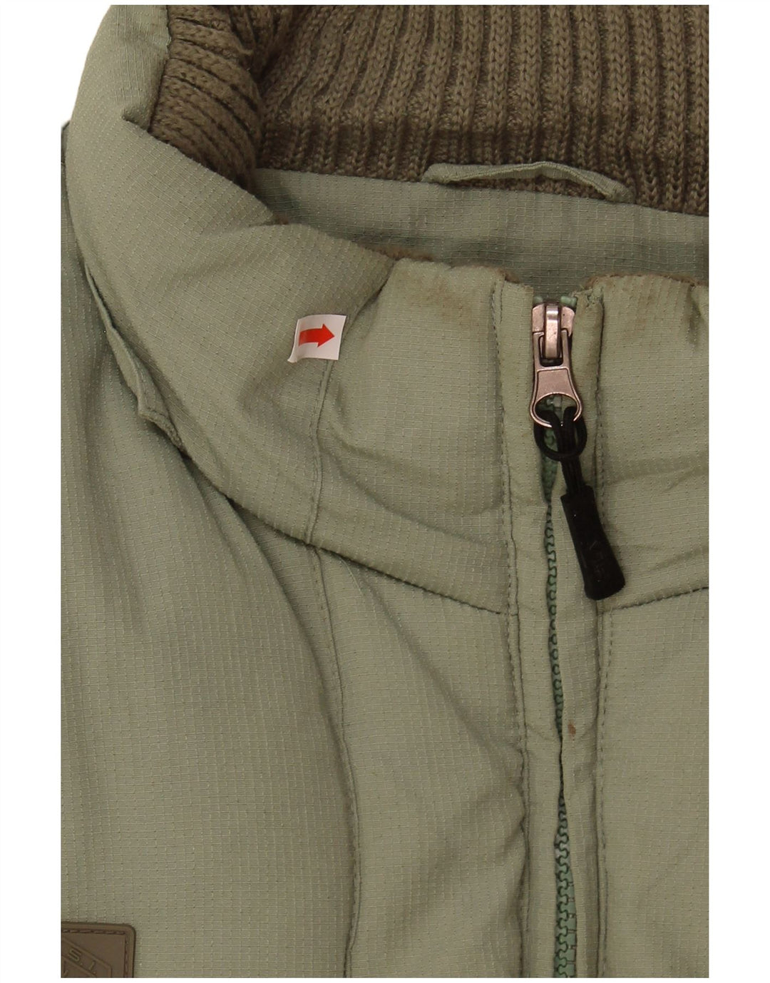 FILA Mens Padded Jacket UK 40 Large Green Polyamide
