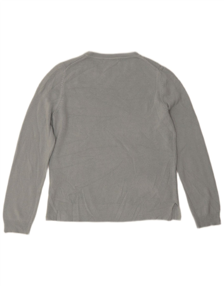 Marks & Spencer Pull ras du cou pour femme UK 12 Bleu moyen Acrylique