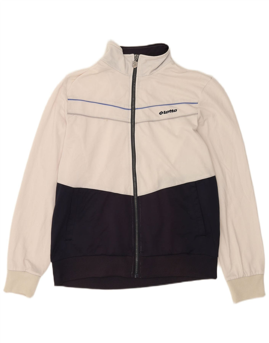Lotto Veste de survêtement pour homme Large Blanc Colourblock