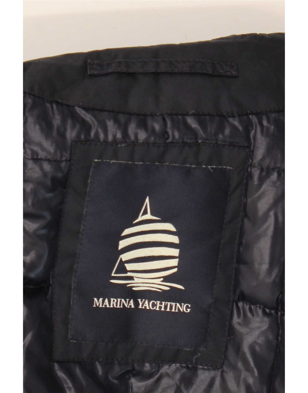 Marina Yachting Veste matelassée à capuche pour homme IT 50 Large Bleu Marine Polyester