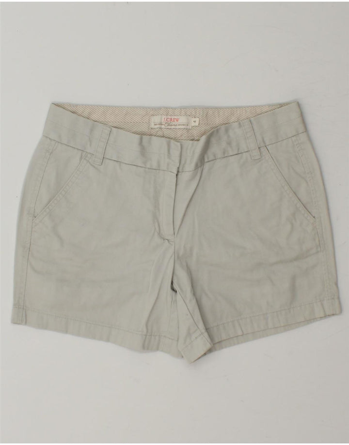 J. CREW Womens Broken In Chino Shorts US 4 Small W30  Grey Cotton Vintage J. Crew and Second-Hand J. Crew from Messina Hembry 