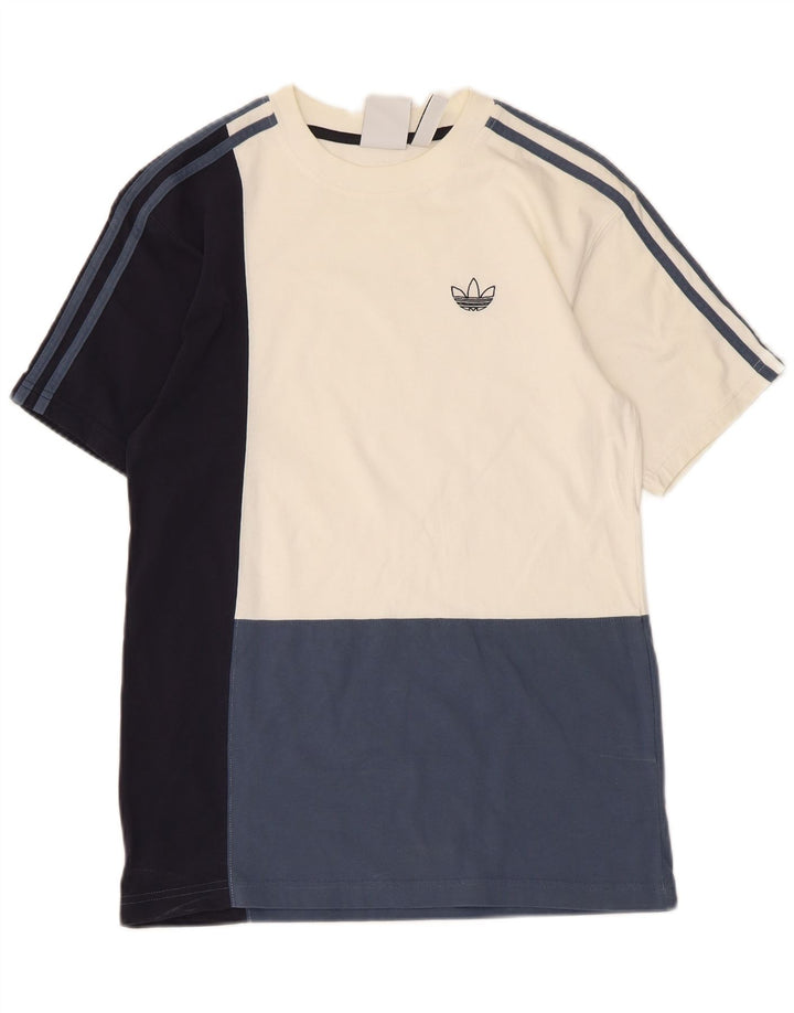 Adidas T-Shirt Homme Haut Petit Coton Colorblock Multicolore