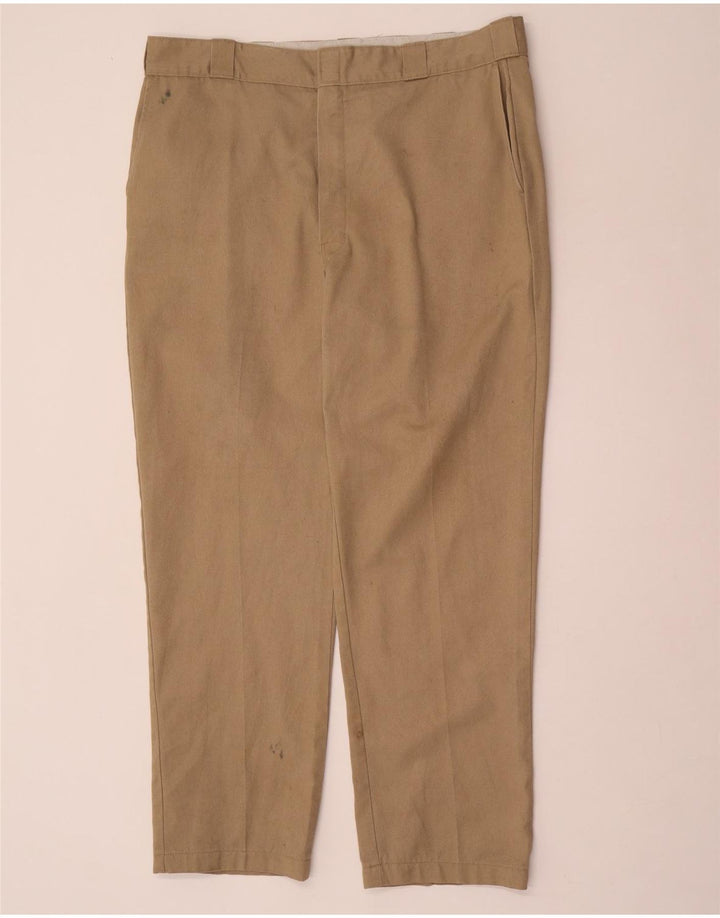 Dickies Pantalon Chino Droit Homme W40 L32 Beige Polyester