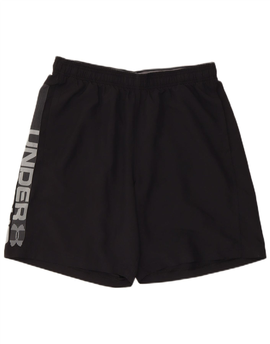 UNDER ARMOUR Short de sport Heat Gear Graphic pour hommes, grand noir, en polyester