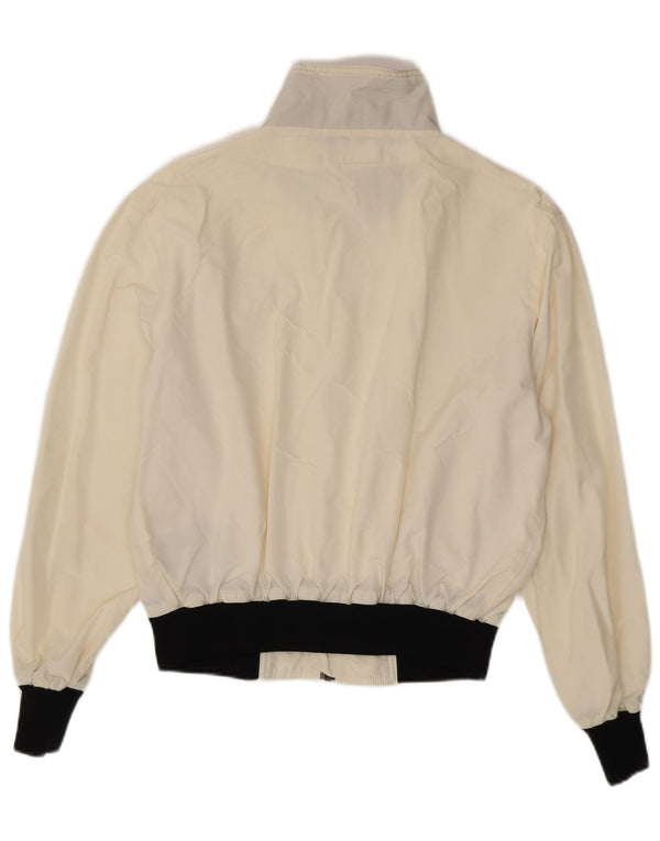Refrigiwear Veste bomber surdimensionnée pour femme UK 10 Petit colorblock blanc