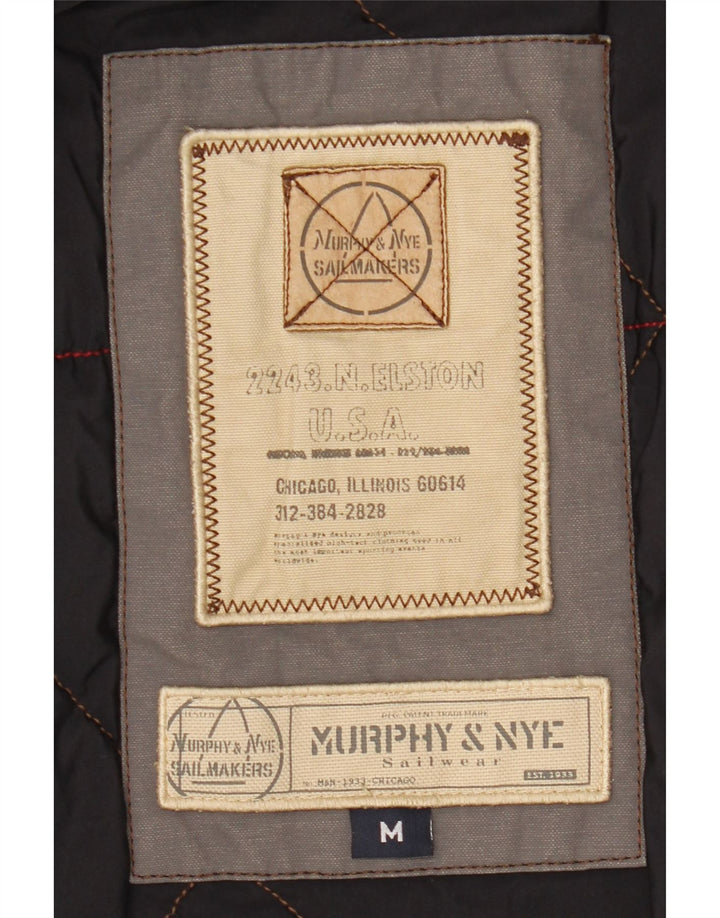 Murphy & Nye Veste Parka Homme UK 38 Coton Gris Moyen