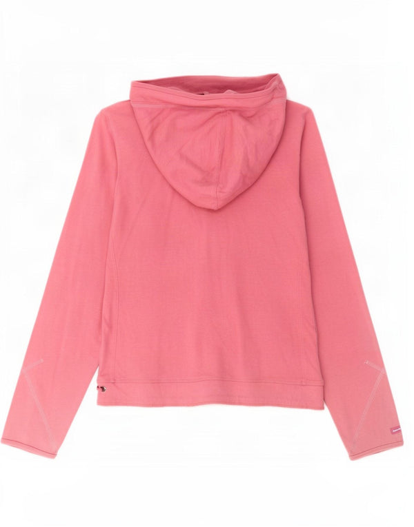 Champion Pull à capuche zippé pour femme UK 14 Grand coton rose