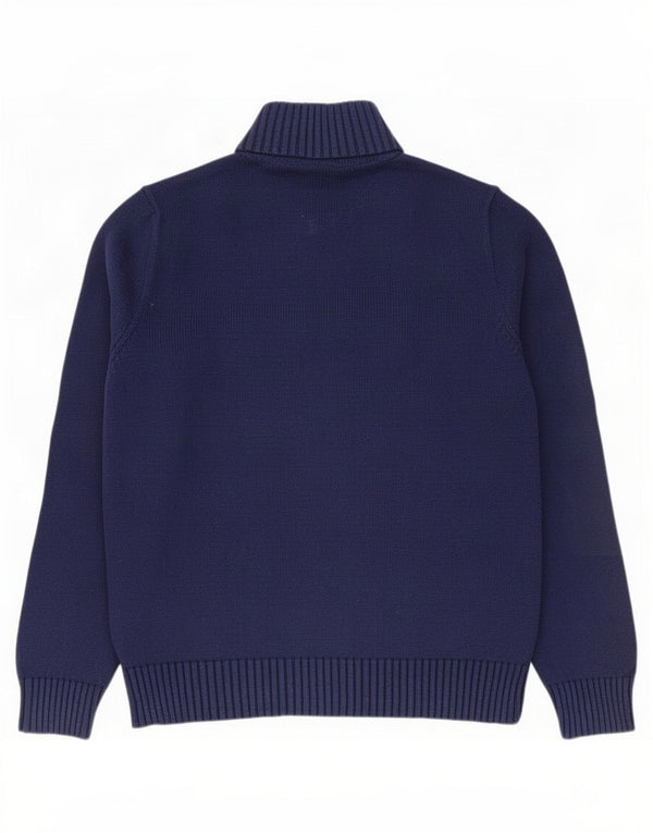 Polo Ralph Lauren Pull col zippé homme bleu marine moyen coton