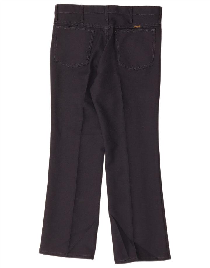 Wrangler Pantalon décontracté droit pour homme W33 L29 Bleu marine Polyester