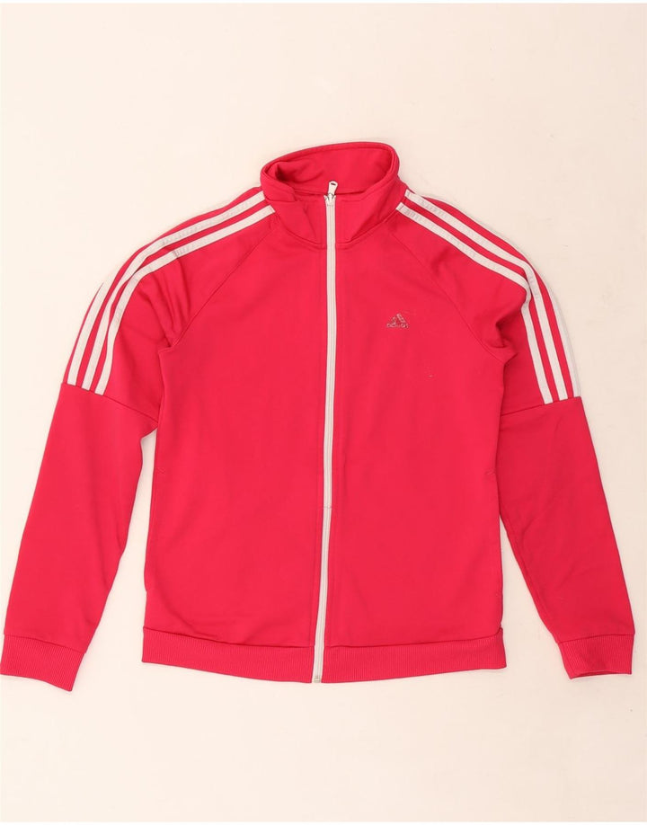 ADIDAS Veste de survêtement pour femme UK 4/6 XS Rose Polyester