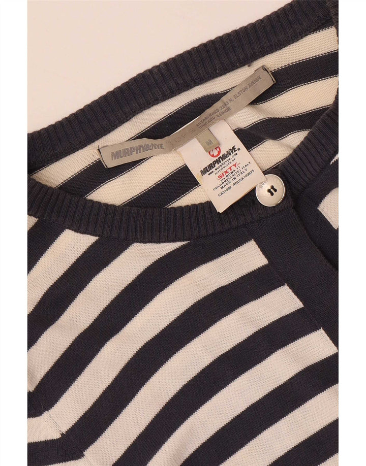 Murphy & Nye Cardigan pour femme UK 12 Bleu marine moyen Nautique