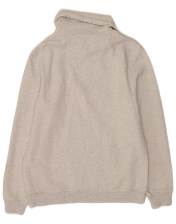 Jules Mens Slim Fit Sweatshirt Jumper Grand Gris Moucheté Coton