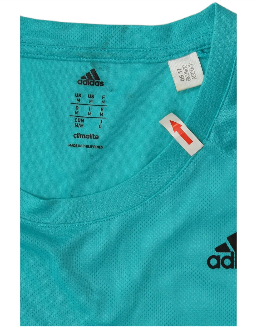 Adidas T-Shirt Climalite Homme Turquoise Moyen