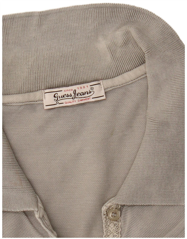 Guess Polo Femme UK 8 Petit Gris