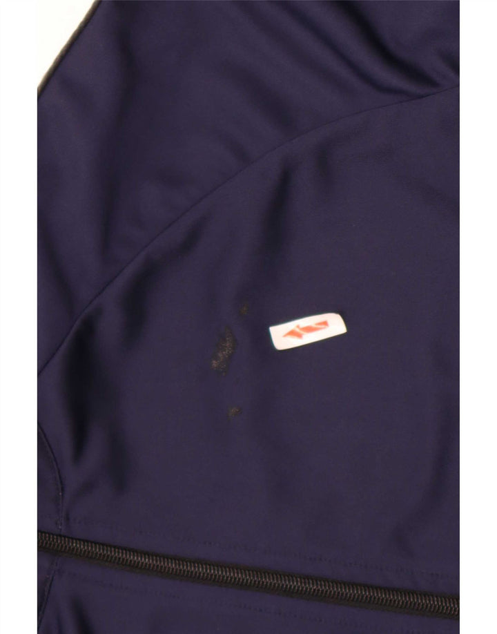Kappa Veste de Survêtement Graphique Homme Bleu Marine Moyen Colourblock