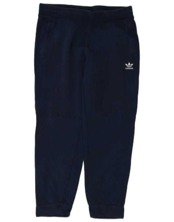Adidas Pantalon de survêtement pour homme en coton bleu marine Taille L