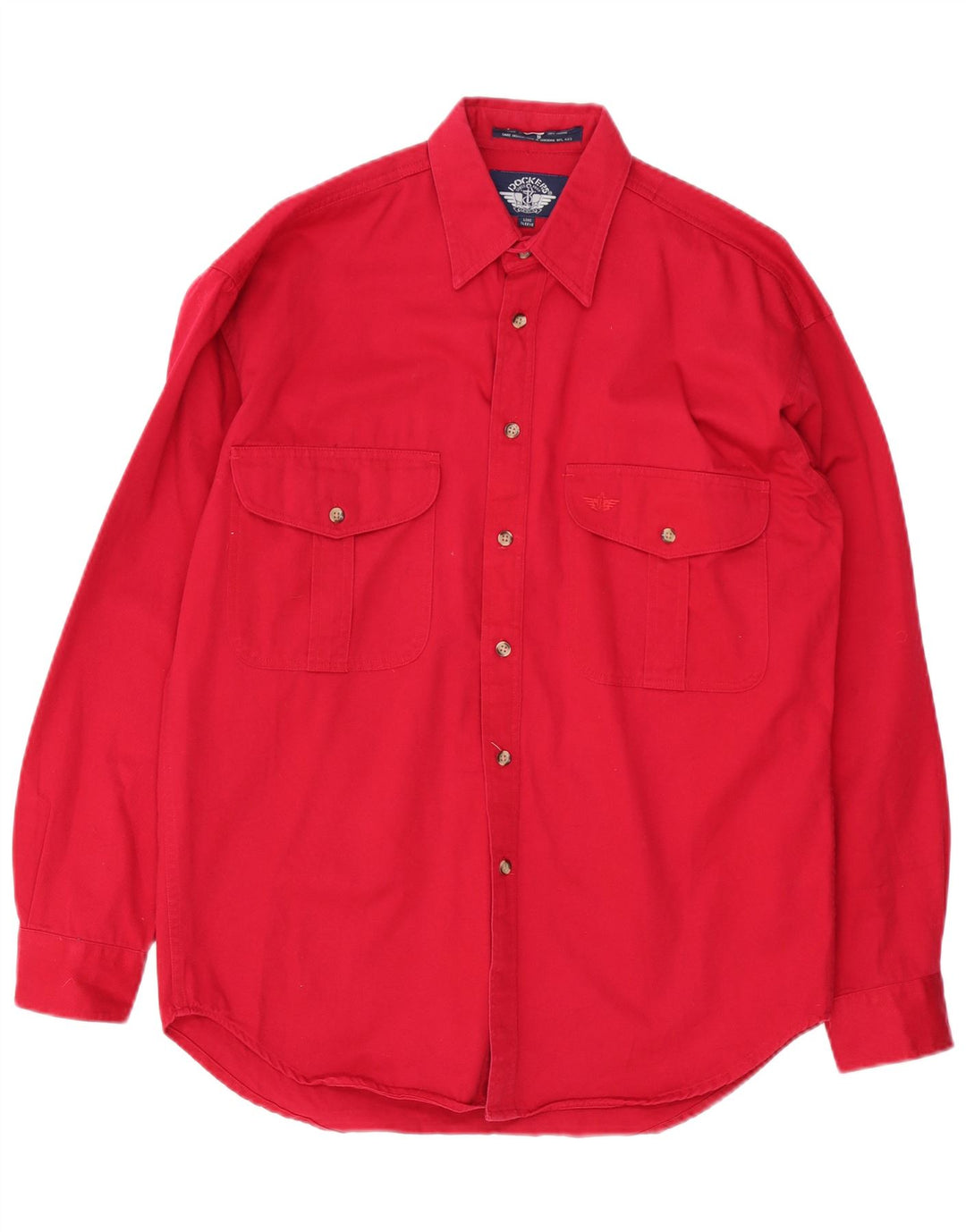 Dockers Chemise Homme Small Rouge Coton