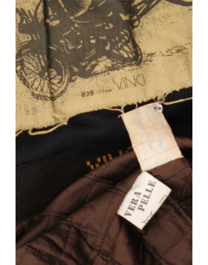 Vinci Veste en cuir homme IT 52 XL Marron