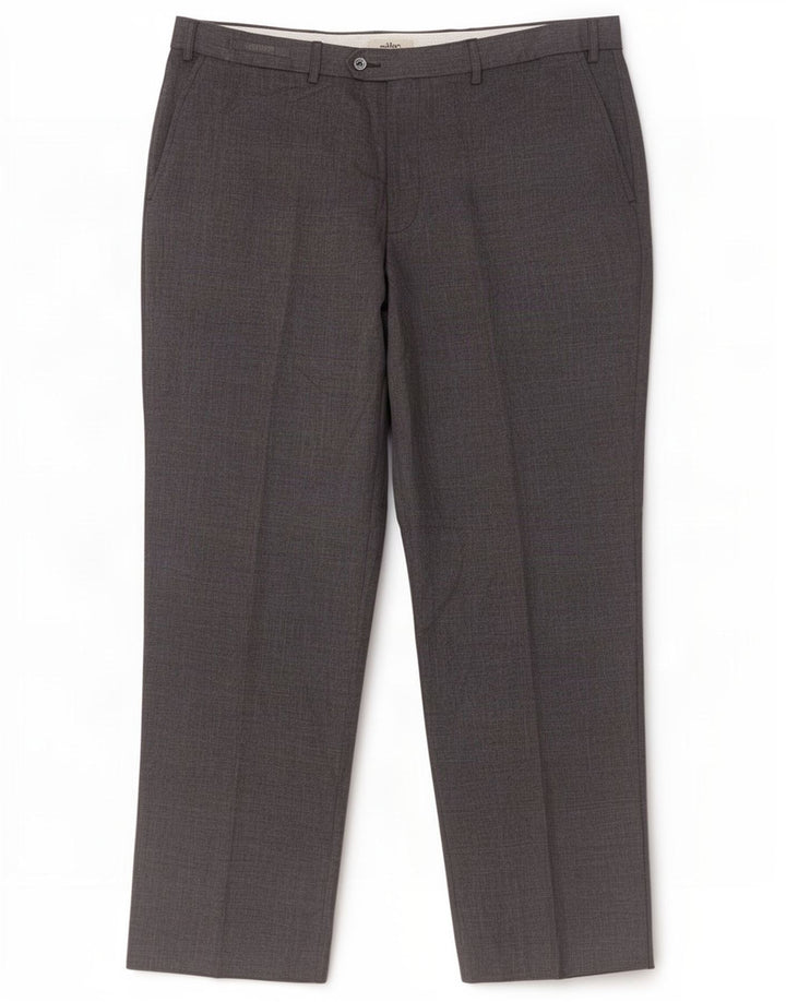 Marks & Spencer Pantalon de Costume Droit Homme W38 L31 Bleu Polyester