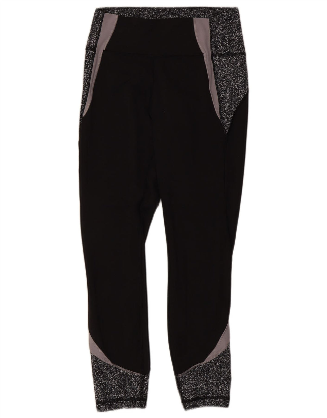 Lululemon Leggings Femme UK 8 Small Noir Colorblock