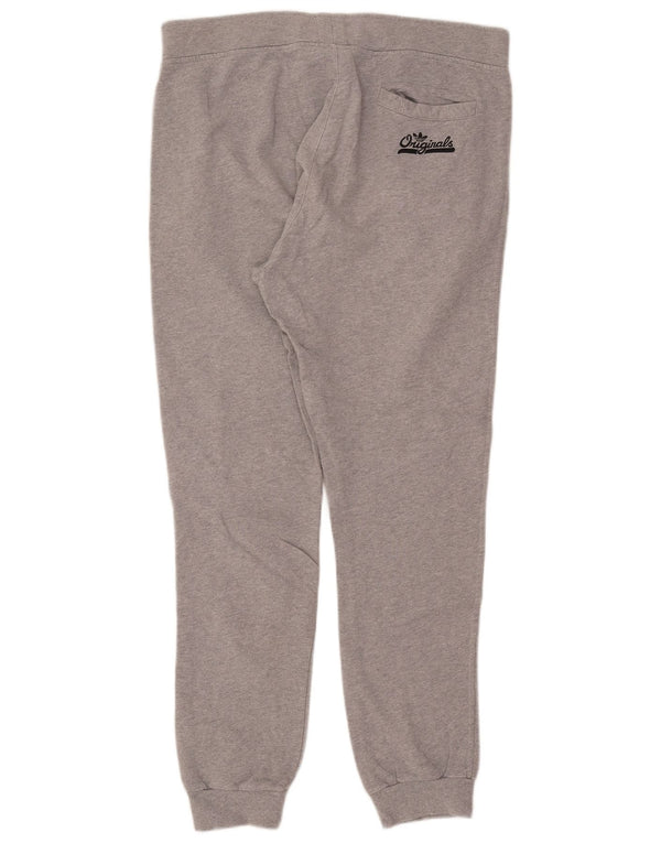 Adidas Pantalon de survêtement pour homme en coton moucheté Gris Taille L