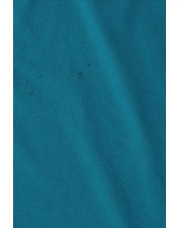 ADIDAS Homme Climalite Zip Neck Sweatshirt Jumper XL Bleu Polyester