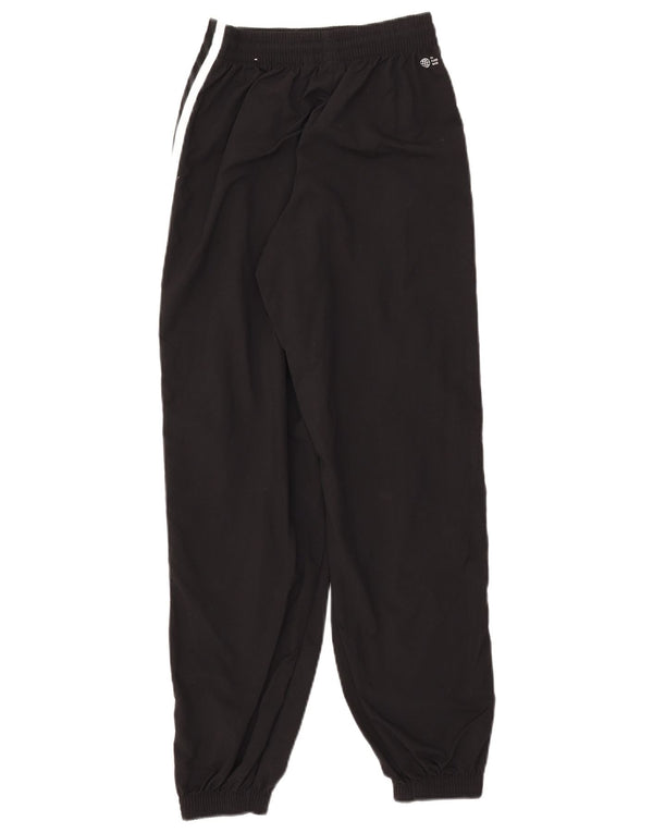 Adidas Pantalon de survêtement graphique pour femme Joggers UK 6 XS Noir Polyamide