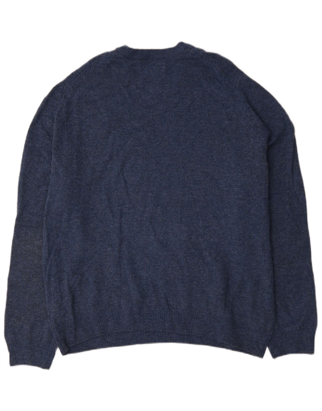 Marks & Spencer Pull col rond pour homme 2XL Bleu marine moucheté