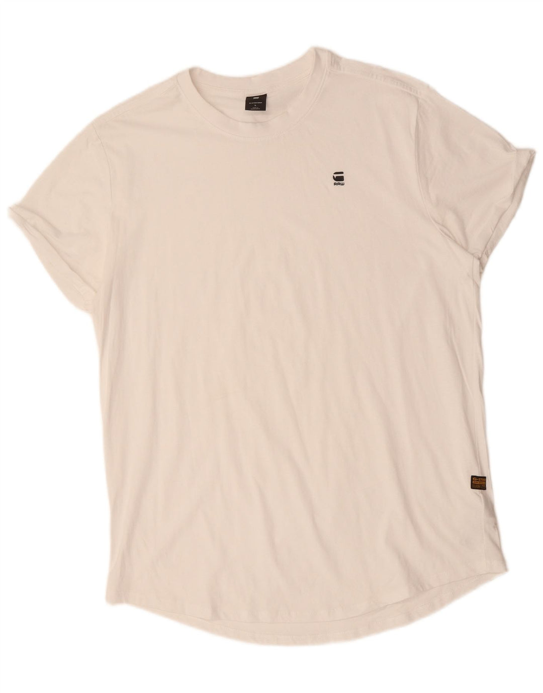 G-STAR T-Shirt Homme Haut Large Coton Blanc