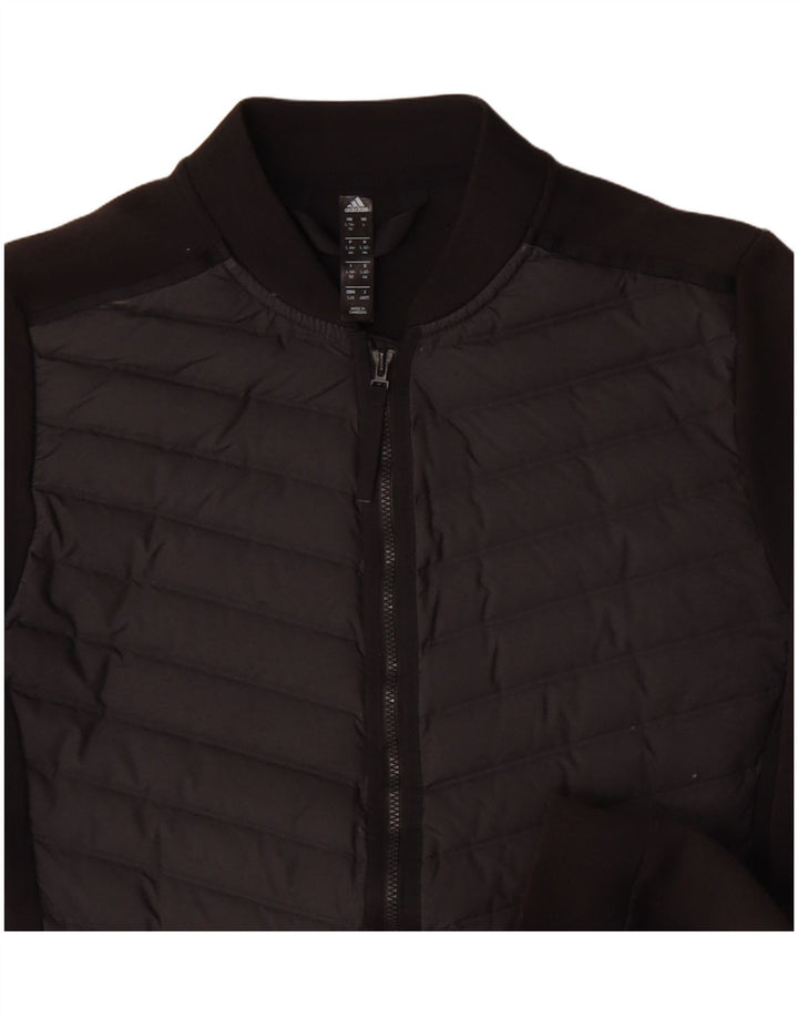 Adidas Veste de survêtement pour femme UK 16/18 Large Noir Polyester