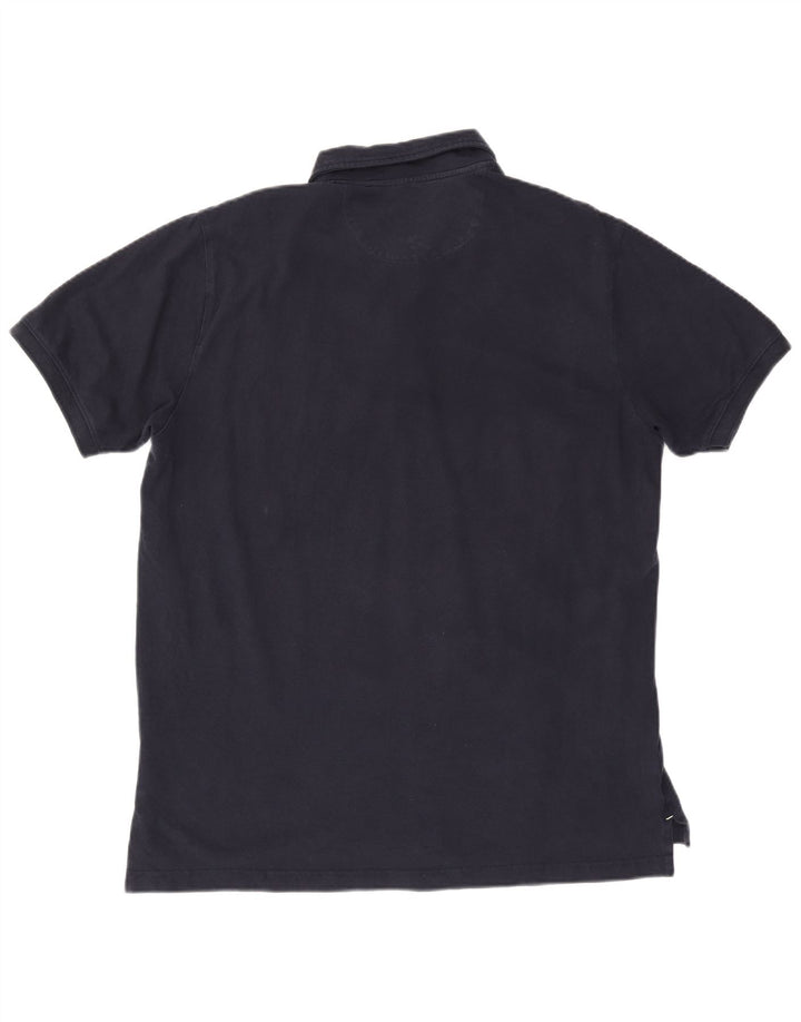 Orvis Polo Homme Grand Bleu Marine Coton