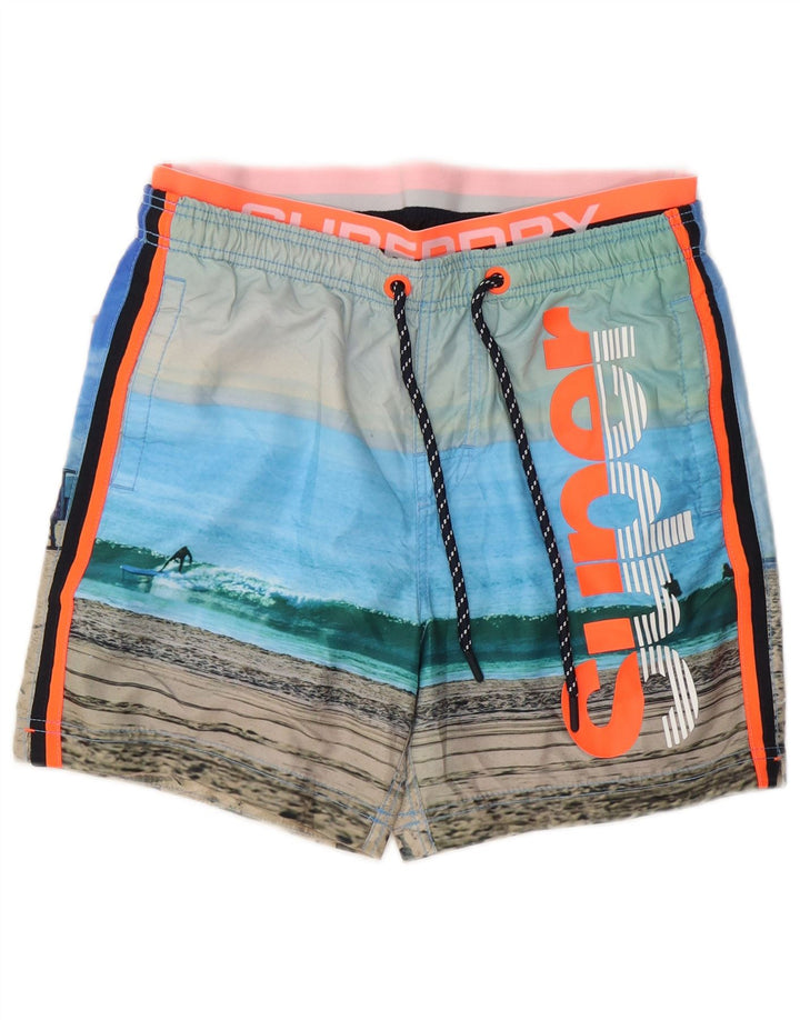 Superdry Short de Bain Graphic Abstract Pattern Homme Multicolore