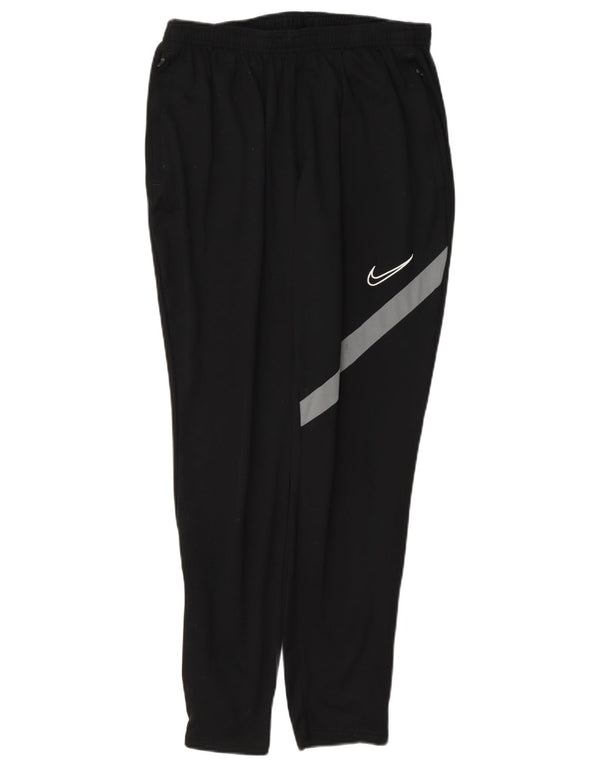 Nike Pantalon de survêtement Dri Fit pour homme Taille L en polyester color block noir