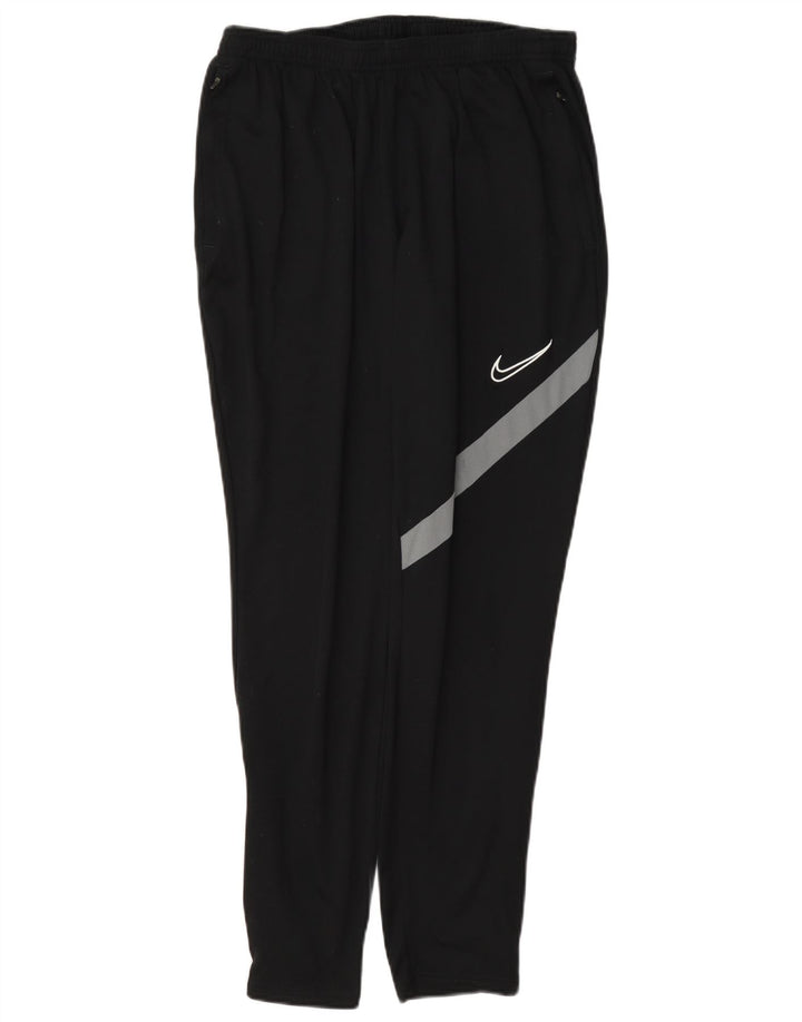Nike Pantalon de survêtement Dri Fit pour homme Taille L en polyester color block noir
