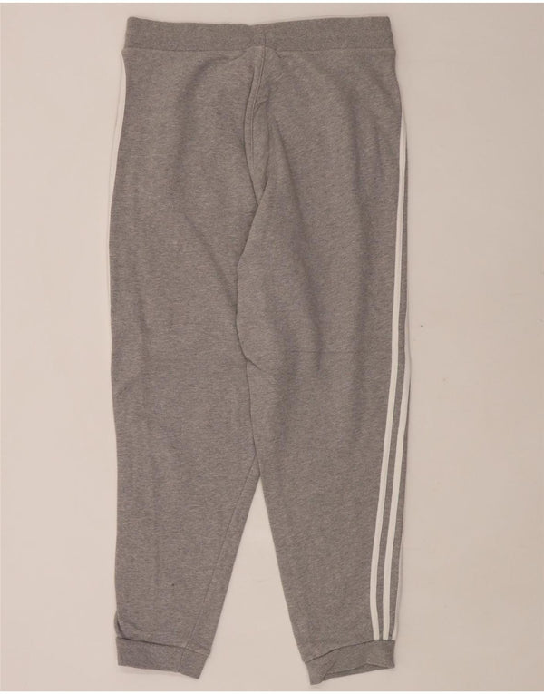 ADIDAS Pantalon de survêtement pour hommes Joggers Large Gris Coton