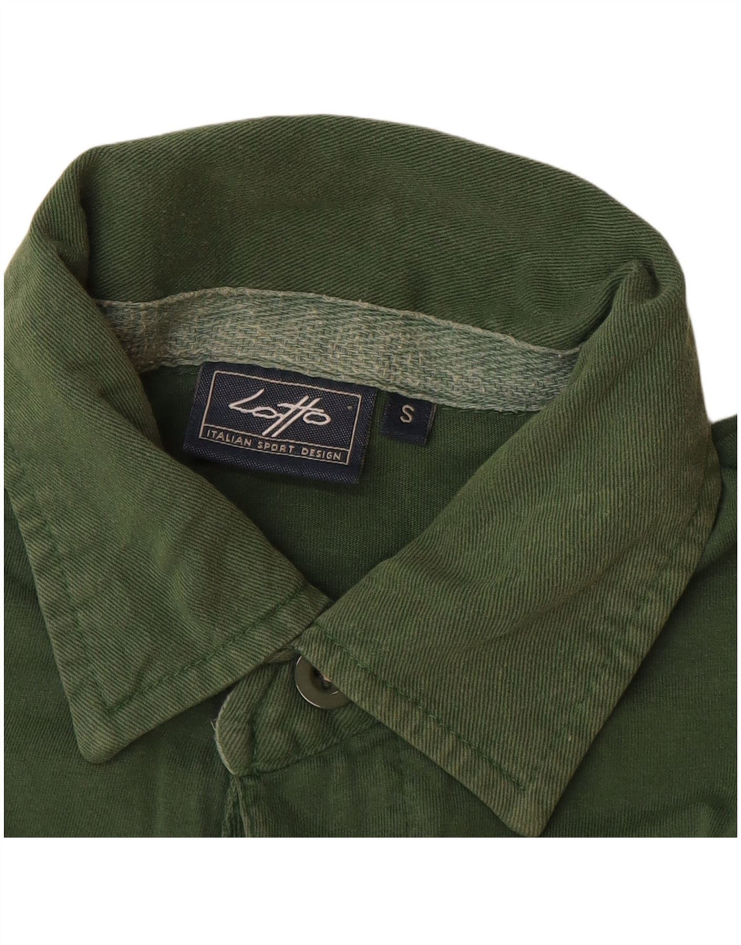 LOTTO Polo à Manches Longues Homme Petit Vert Colorblock