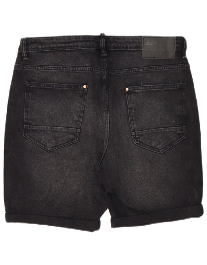 Zara Short en jean pour homme EU 44 Large W34 Coton noir