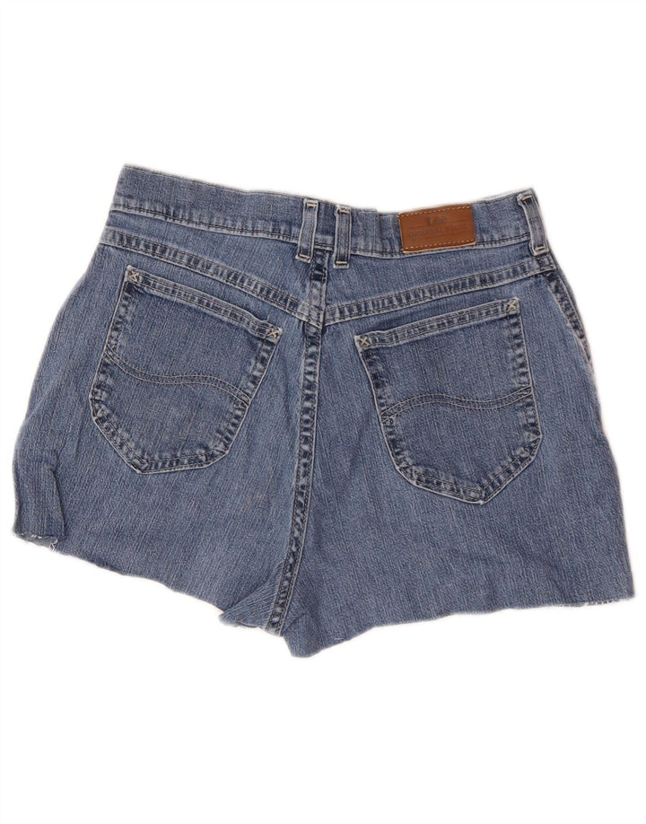 LEE Short en Jean Femme W28 Bleu Moyen Coton