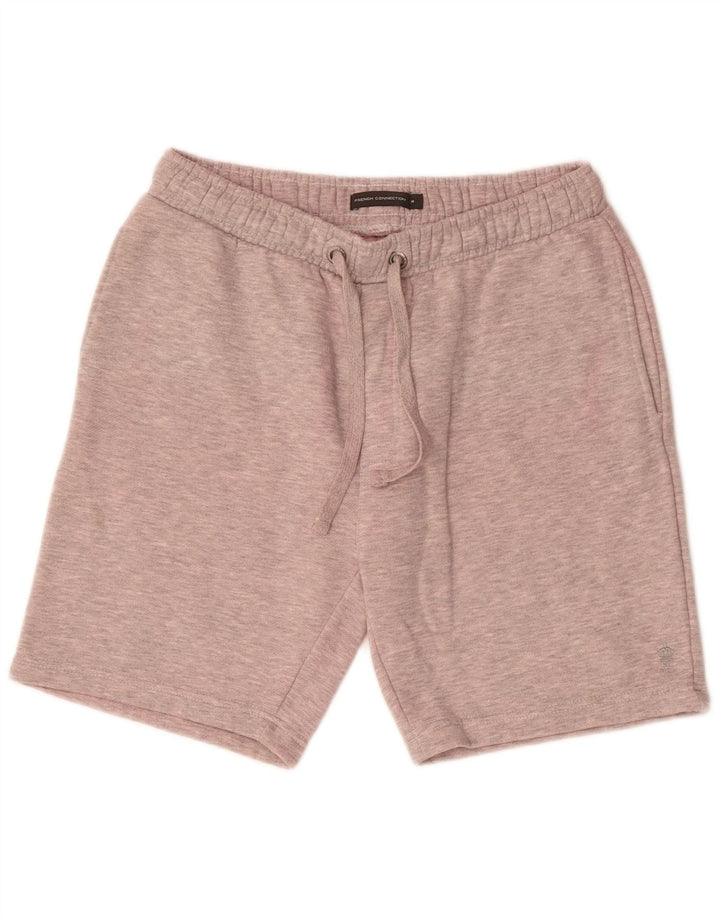 French Connection Short de Sport Homme Rose Moyen Coton