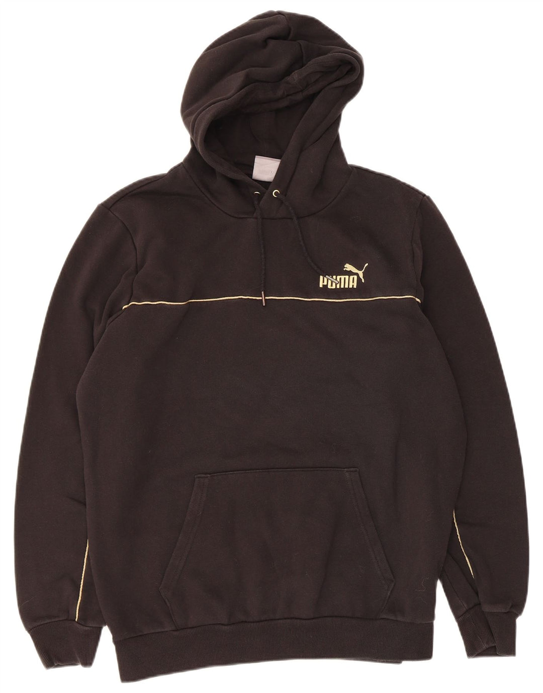 Puma Pull à capuche pour homme en coton noir moyen
