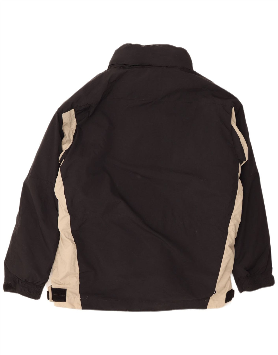 KAPPA Veste coupe-vent coupe ample pour homme UK 40 Large Noir Colourblock