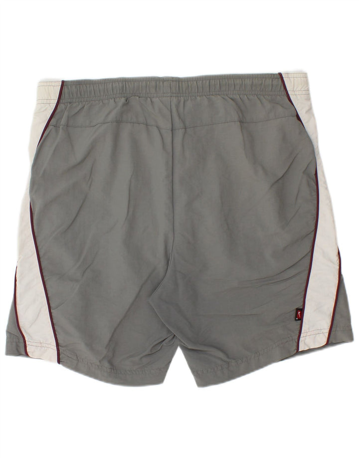 Nike Short de sport pour homme UK 39/41 Gris moyen Colorblock Nylon