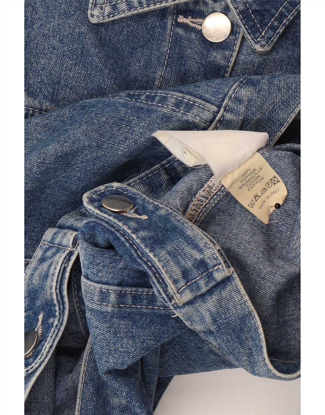 Veste en jean femme Gaudi UK 10 petit coton bleu