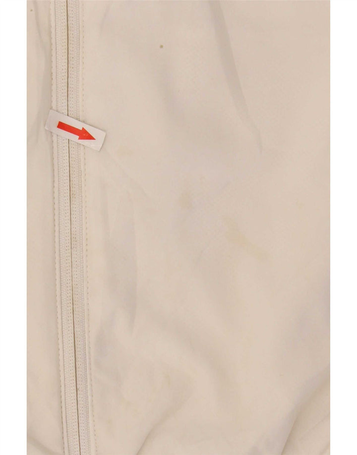 Puma Veste de survêtement pour homme Large Blanc Colorblock Polyester