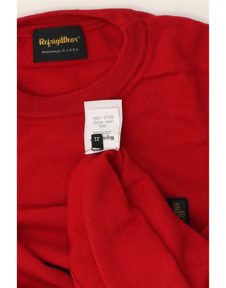 Refrigiwear Pull col rond homme XL laine rouge