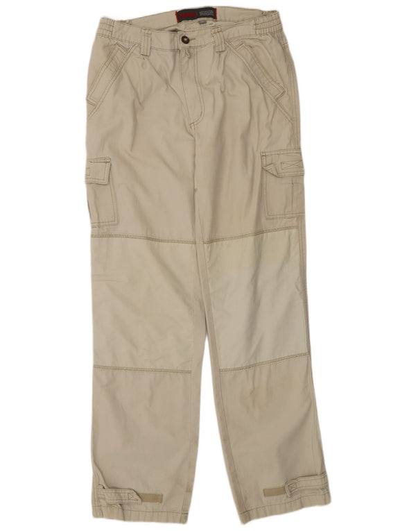 Slam Pantalon coupe-vent droit cargo pour homme IT 46 Small W32 L33 Beige