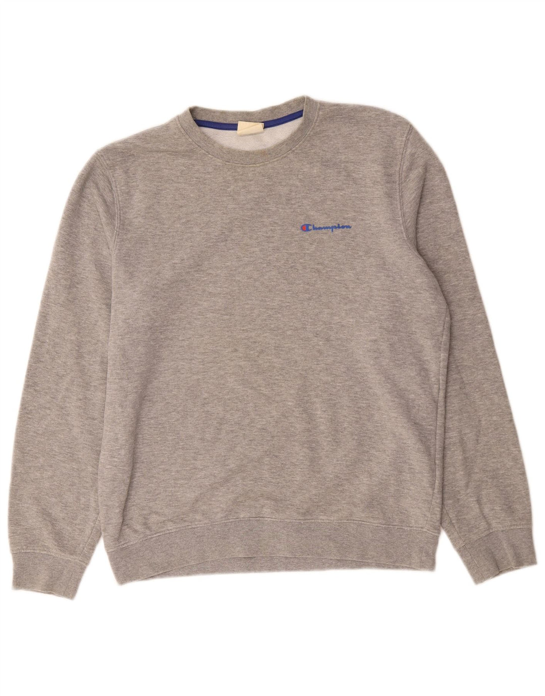 Champion Sweat-Shirt Homme Gris Moyen Moucheté Coton