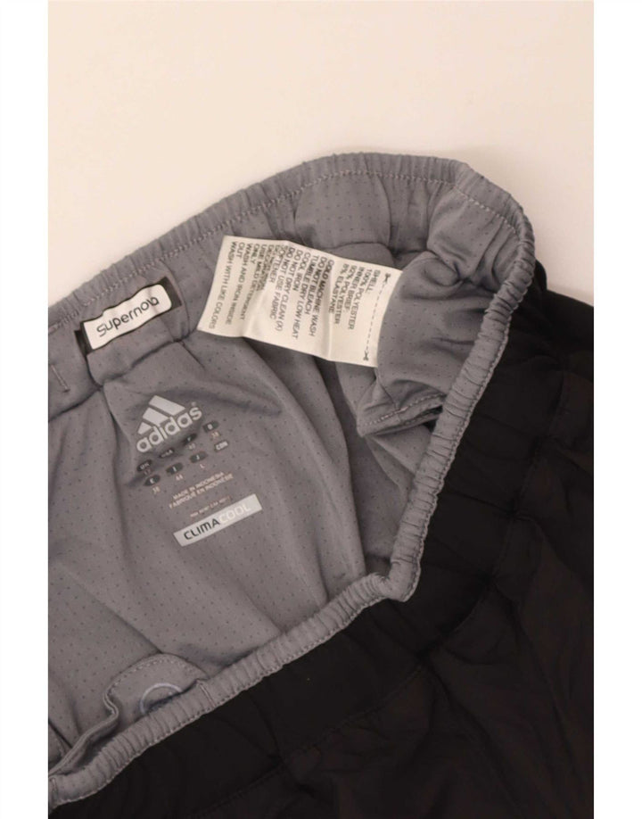 Adidas Femmes Climacool Sport Shorts UK 12 Moyen Noir Polyester