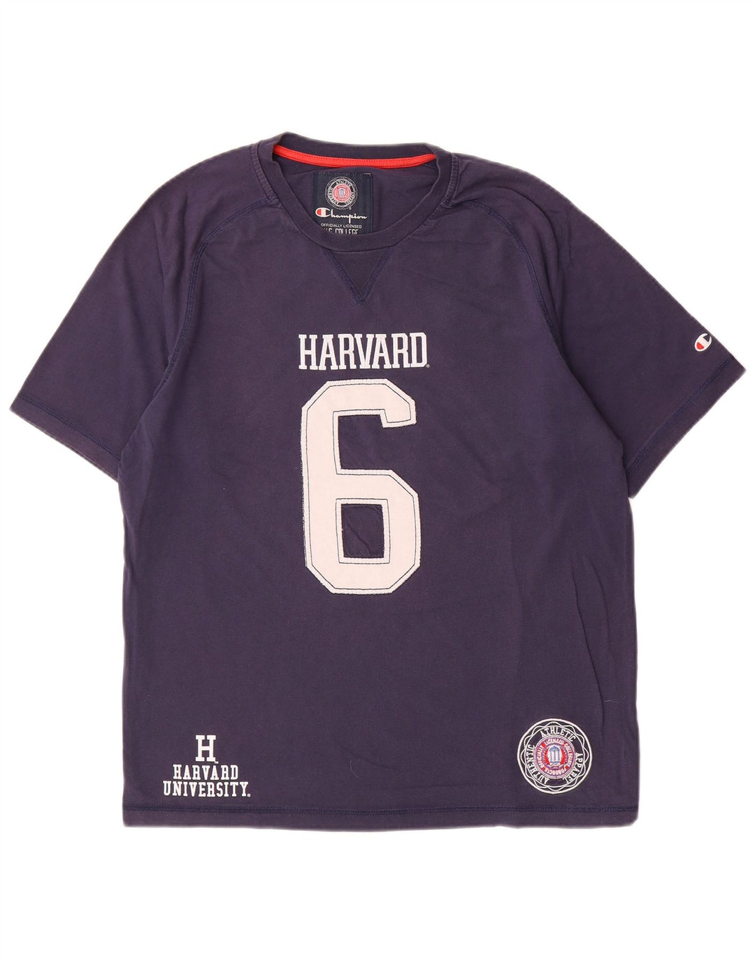 Champion T-Shirt Harvard Graphic Homme Bleu Marine Moyen