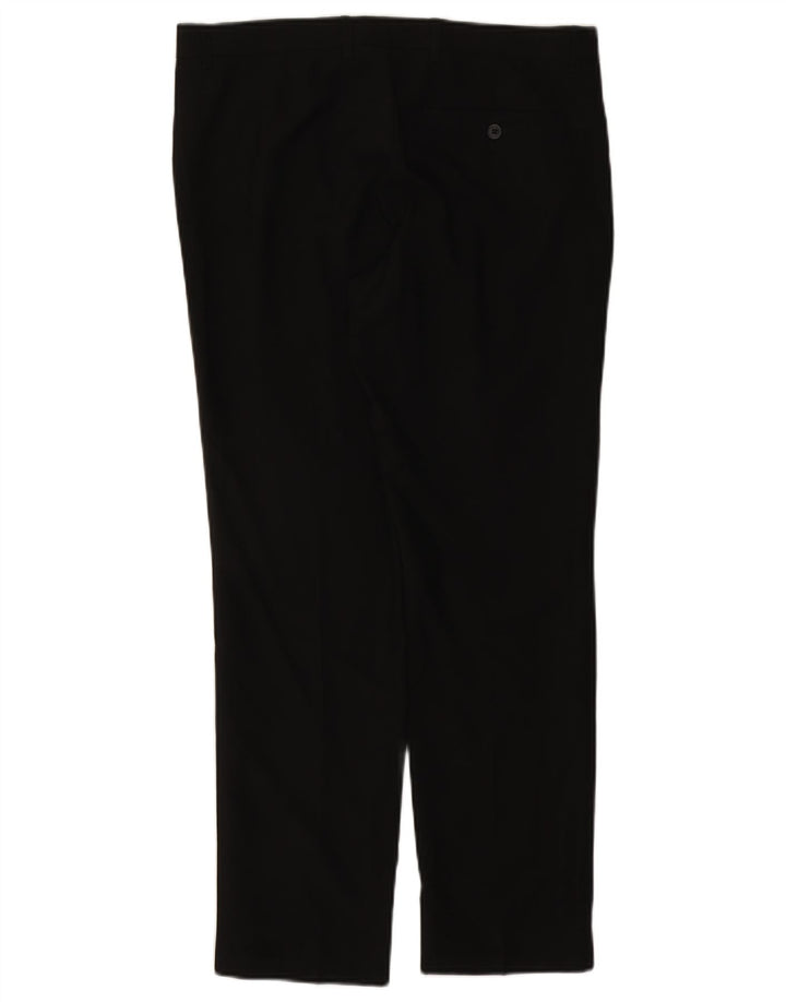 Marks & Spencer Pantalon Chino Droit Homme W34 L29 Noir Polyester